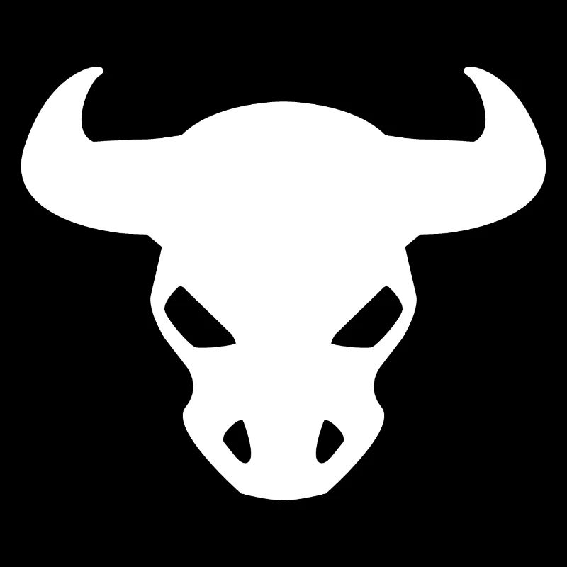 Conception du taureau, du taureau, du bœuf et de la tête de taureau