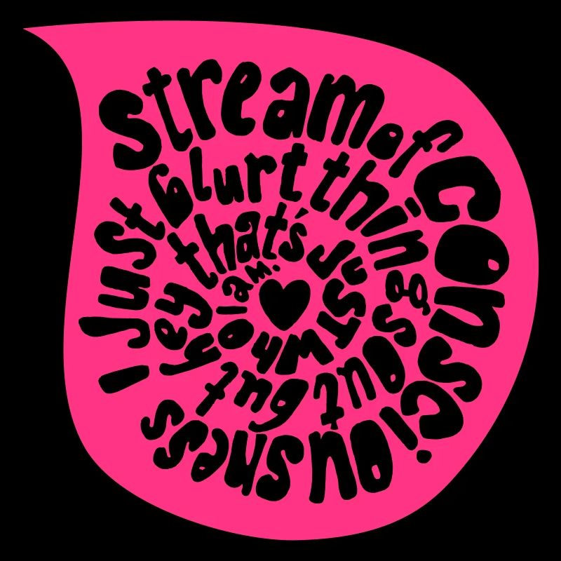 jet de conscience dans une gouttelette