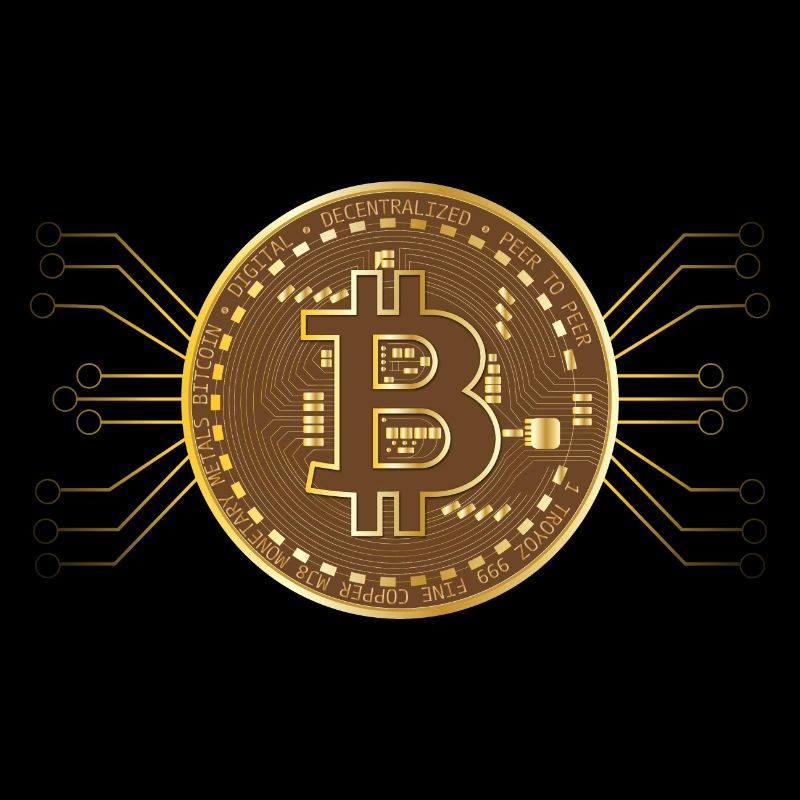 Bitcoin - Computer Logo
