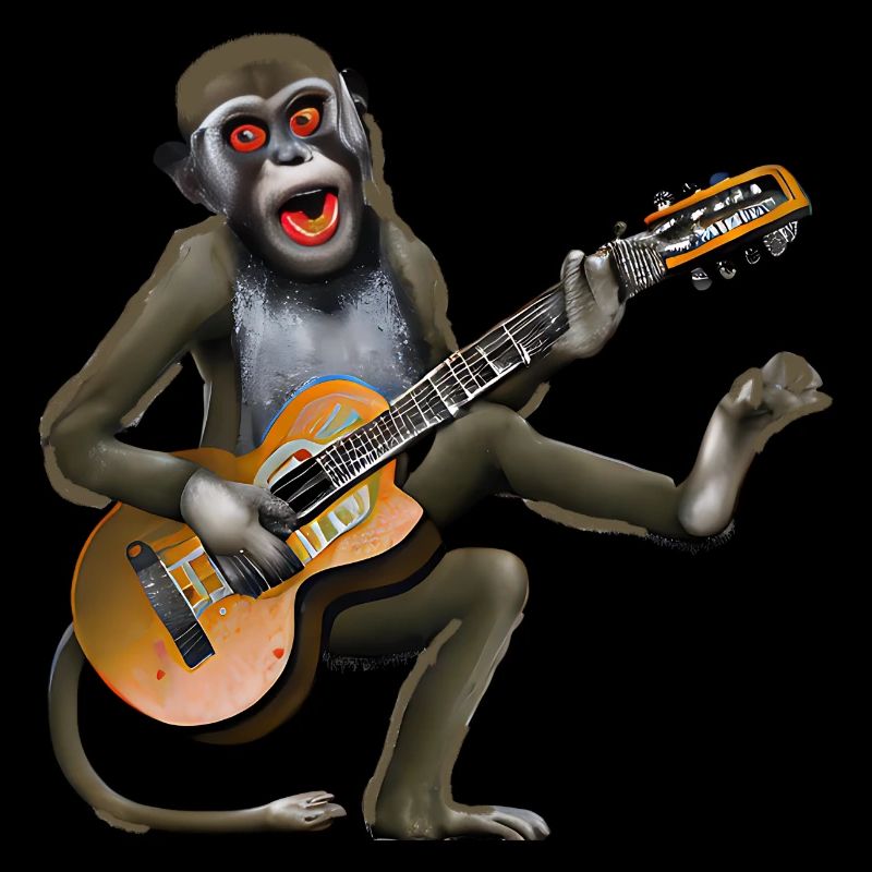 Gitarren-Affe