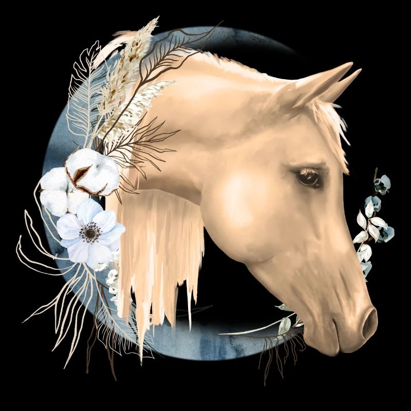 Pferdemotiv Reiten Pferde Mädchen Geschenkidee