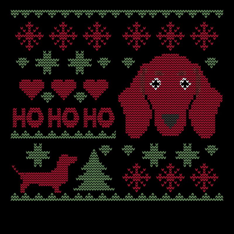 Pull de Noël laid Teckel