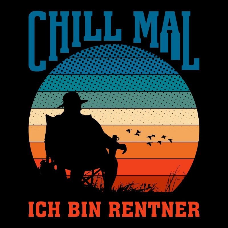 Chill mal in bin Rentner Ruhestand Pension Rente