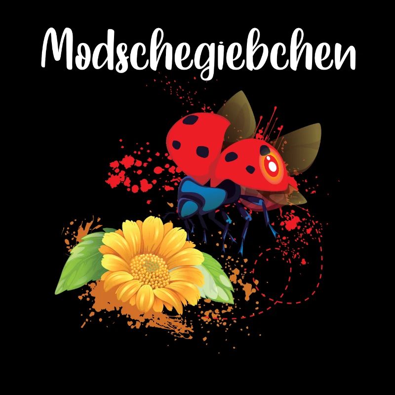 Modschegiebchen ostdeutsch Marienkäfer Sachsen