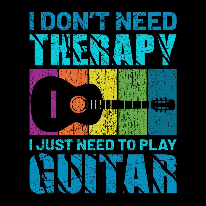 Acoustic guitar retro saying gift