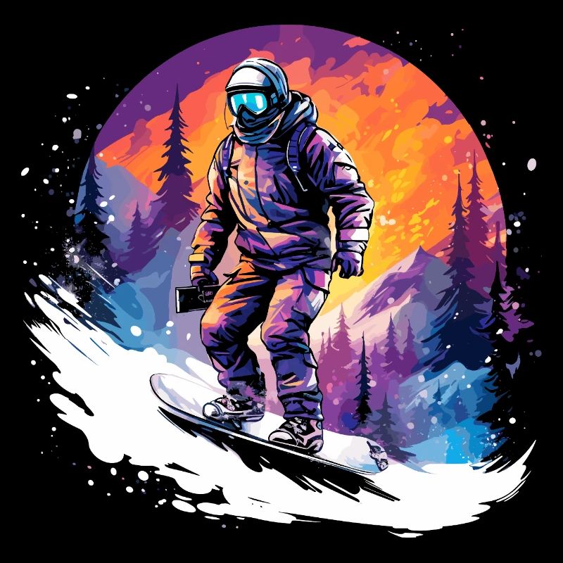 Snowboard des années 80