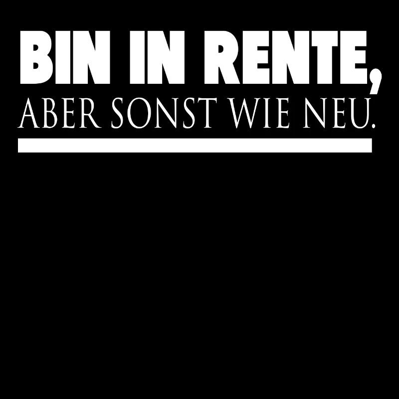 ich bin in Rente