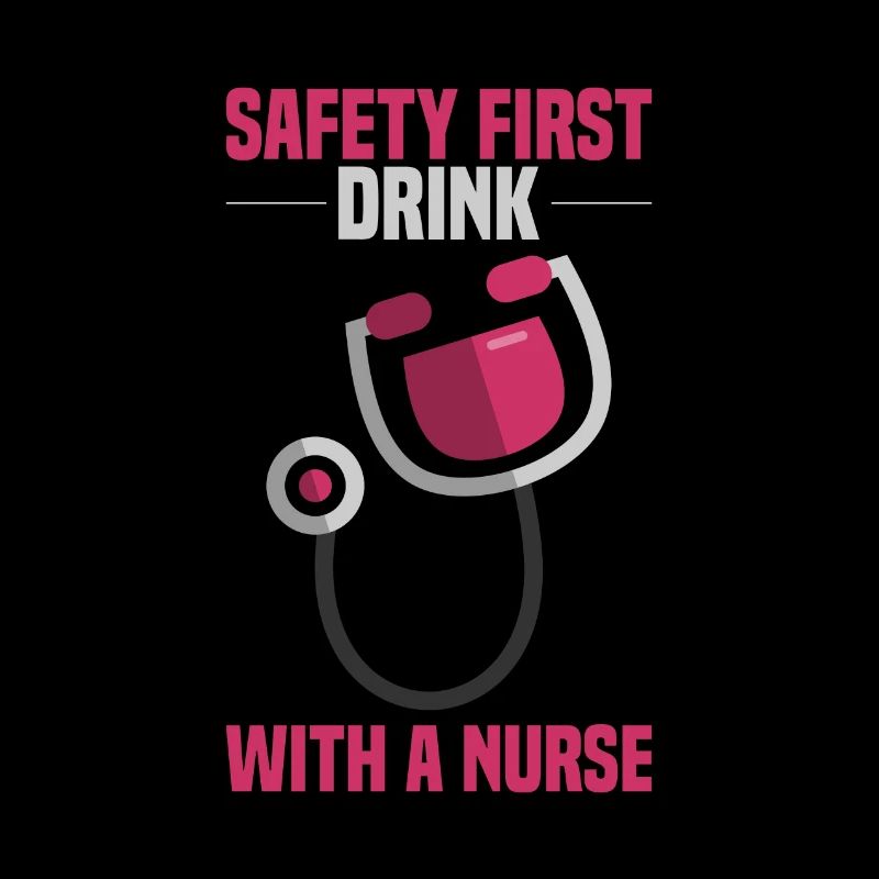 Safety first - Trink mit einer Krankenschwester