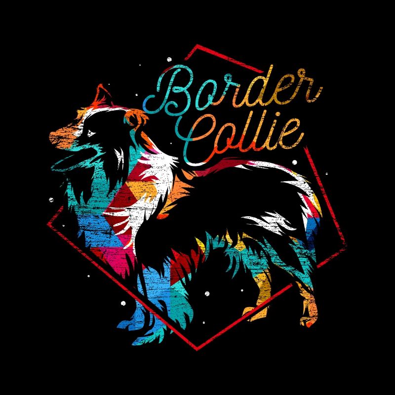 Border Collie Polygon