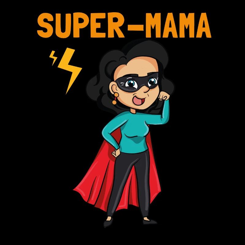 Super-Mama Mutter Geschenk Mama Heldin Muttertag