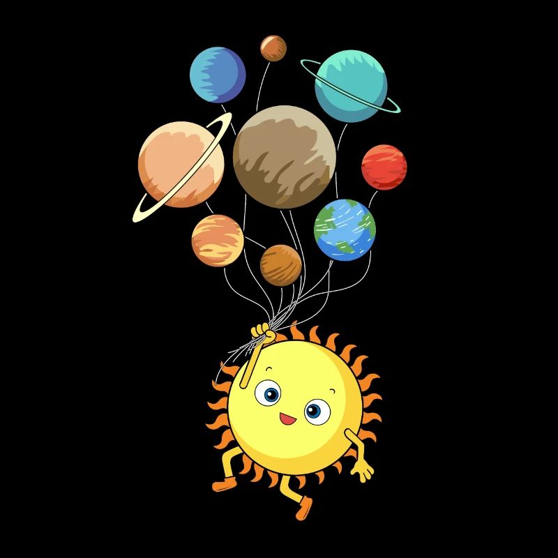 Solar System Planet Sun Balloons