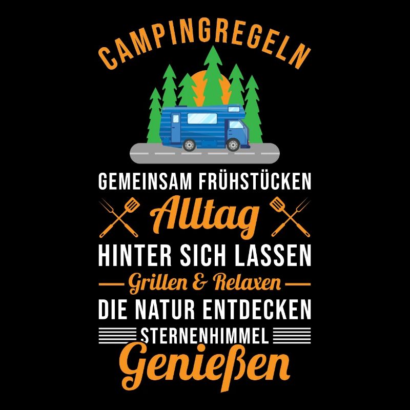Lustig Wohnwagen Camper Regeln Spruch Geschenk