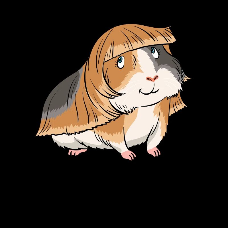 Coupe de cheveux de coupe de fourrure de coiffeur de cochon d'Inde