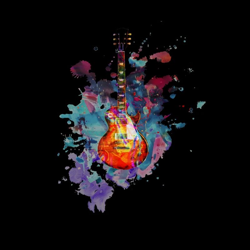 Guitariste guitare électrique