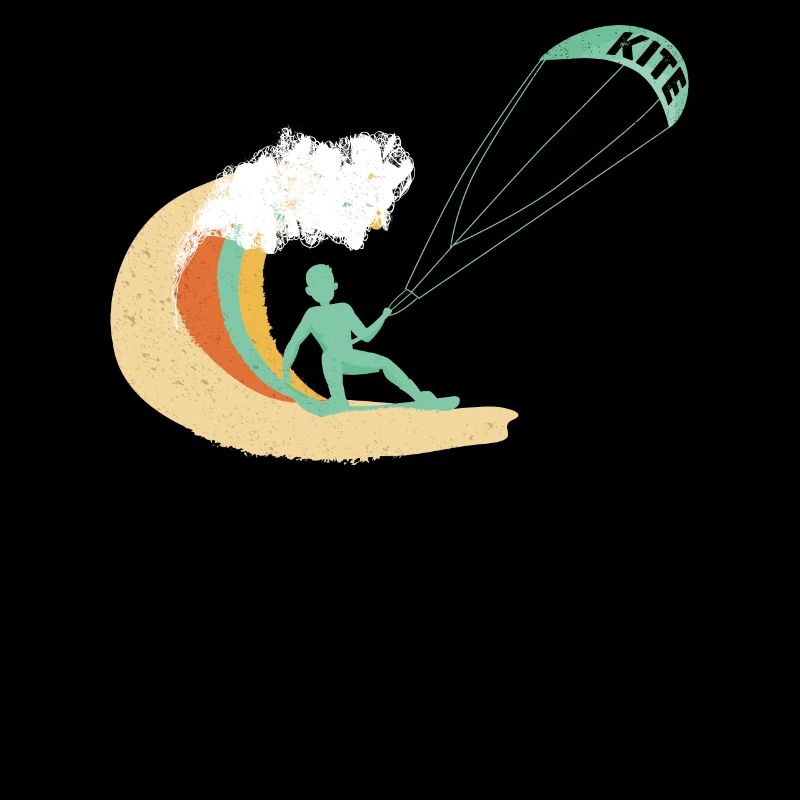 Kite kiting kitesurfing board kiter surfing gift