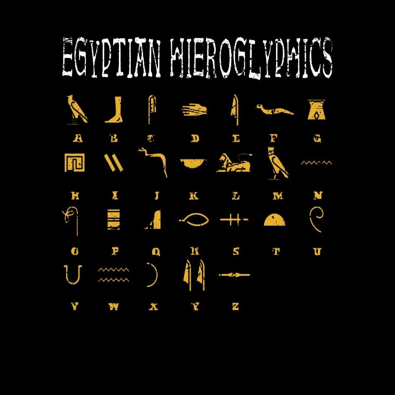 Hiéroglyphes égyptiens Égypte Pyramide