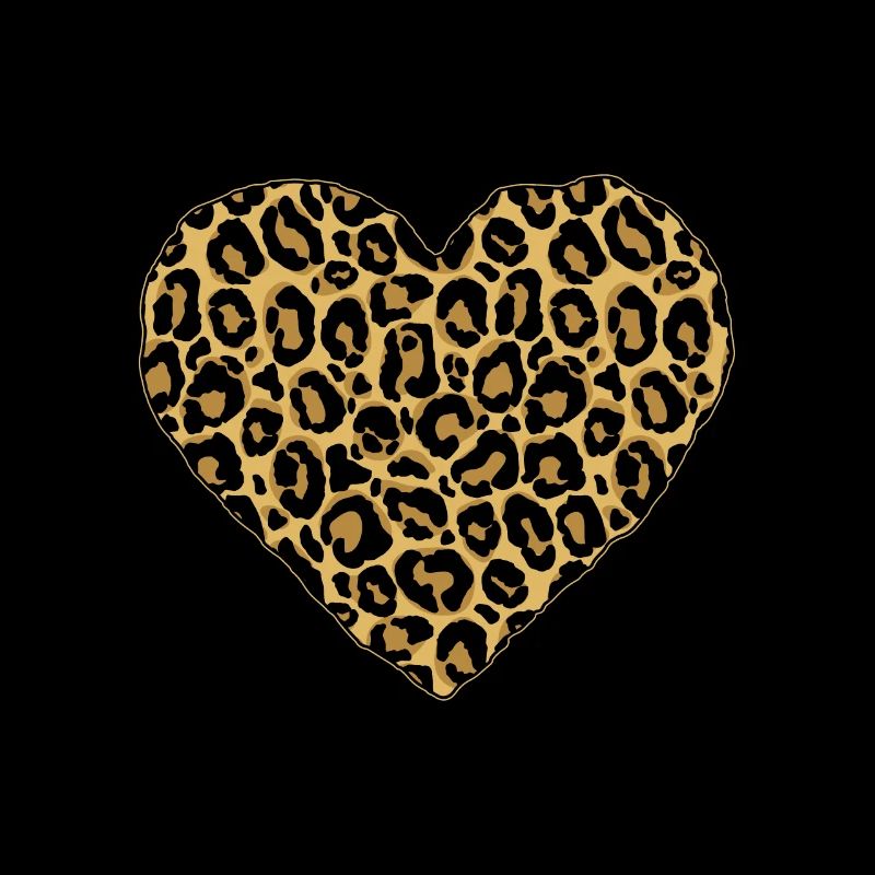 Léopard coeur