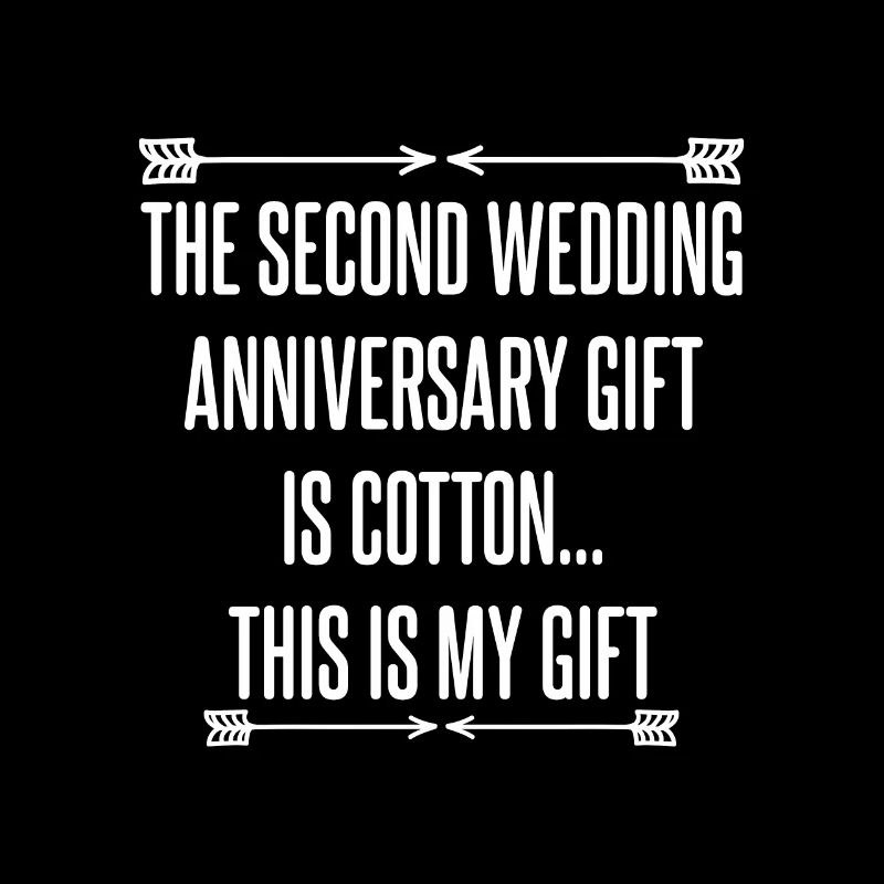 2. Hochzeitstag 2 Jahres Ehepaar