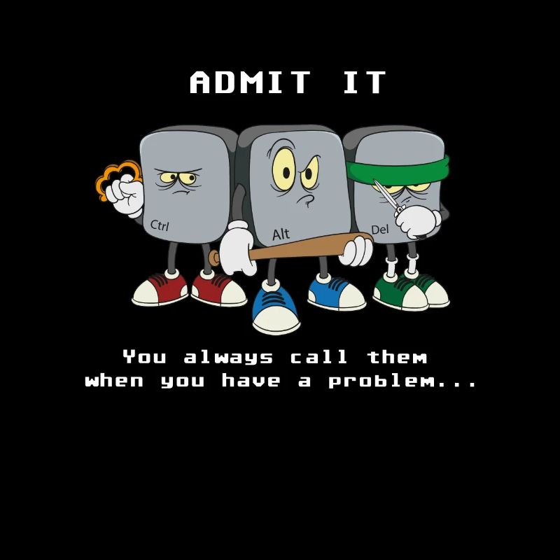 Informatiker Programmierer Strg Alt Entf Computer