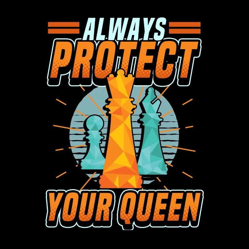 Cadeau de jeu de société Chess Checkmate Queen
