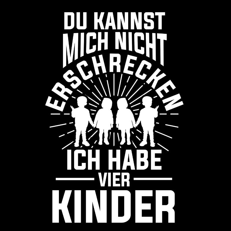 Vier Kinder Vater Papa Mutter Mama Eltern Geschenk