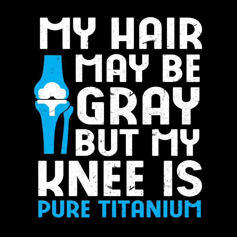 Titanium knee Artificial knee surgery surgery rehab