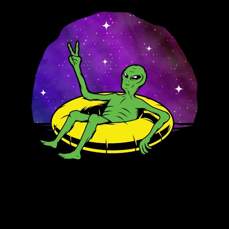 Vaisseau spatial Lazy UFO Alien Galaxy