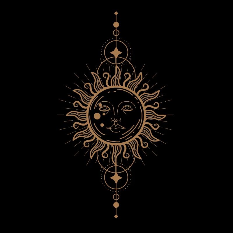 Boho Sonne & Boho Mond Himmlisch