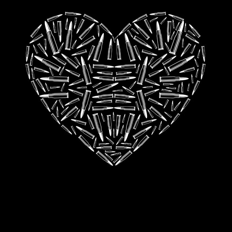Ammunition and Weapon Lover Ammunition Heart