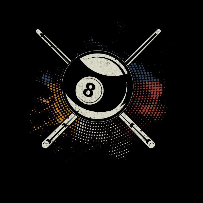 Billard multicolore Billard Huit Billiard billiard