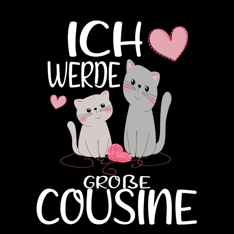 Cousine Ich werde große Cousine Geschenkidee