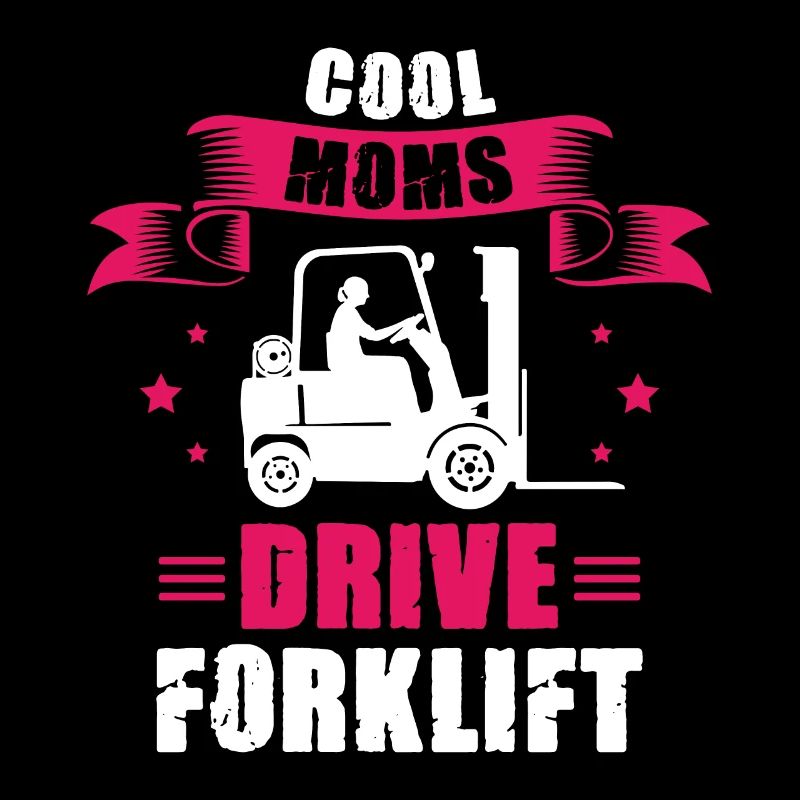 Cool Moms drive Forklift Ladies forklift operator