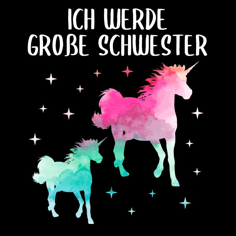 Große Schwester Geschenk Mädchen Einhorn
