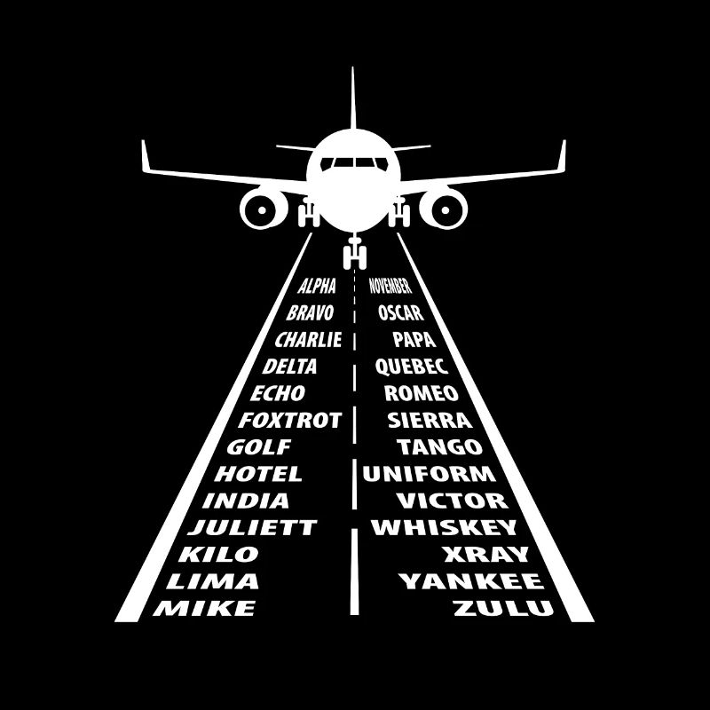 NATO Alphabet Motive Air Traffic Controller Pilot