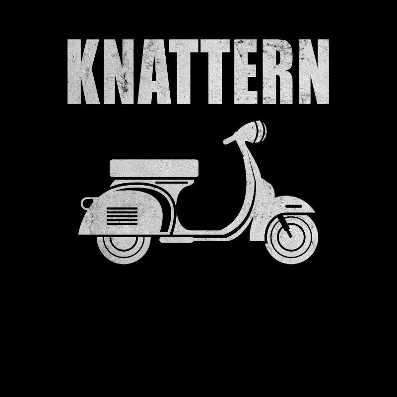 Roller Motorroller Scooter Knattern Rollerfahrer