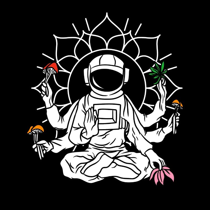 Astronaute Magic Mushrooms Psychedelic LSD