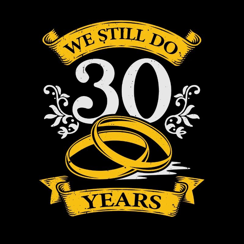 Ehepaar Jubiläum 30. Hochzeitstag Geschenk