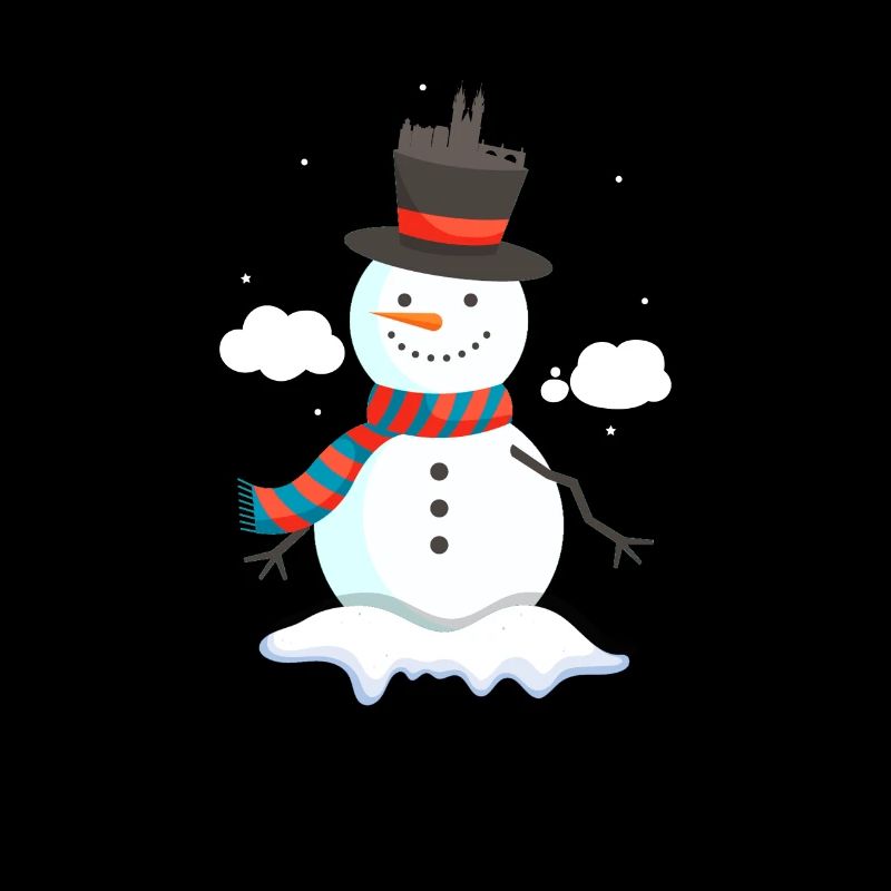 Prague Snowman