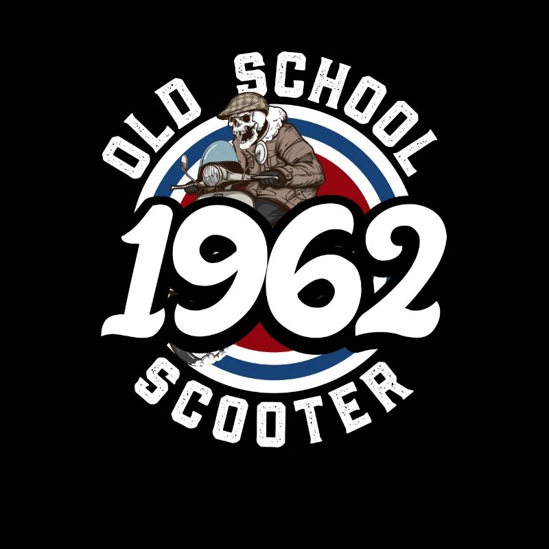 60. Geburtstag Roller Motorroller Rollerfahrer