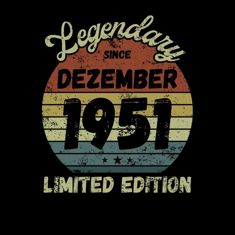 Legendary since Dezember 1951 - Geburtstag