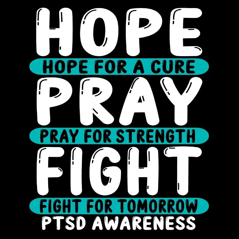 PTSD Movement Ribbon Veteran PTSD Warrior