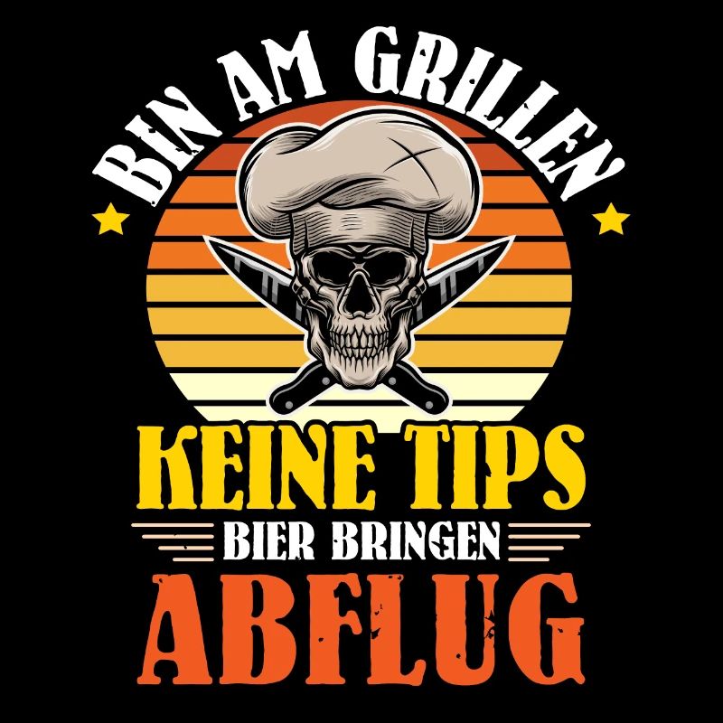 Bin Am Grillen BBQ Bratwurst Steak Grill