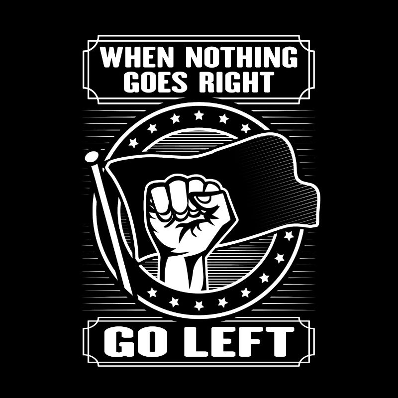 Left-wing design for a socialist