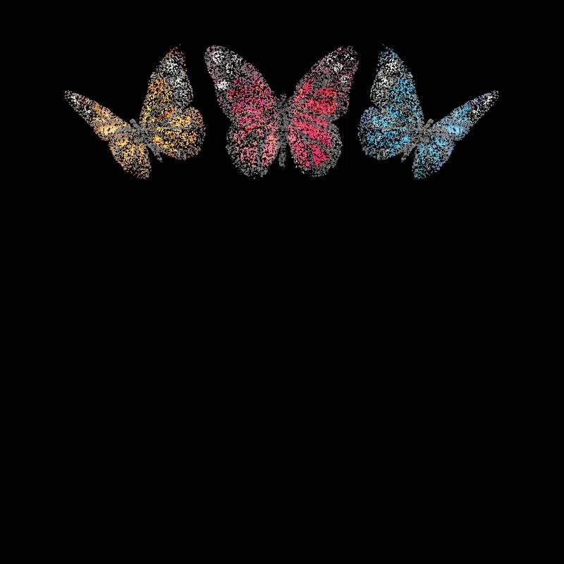Papillons Jardin Fleurs Fleurs