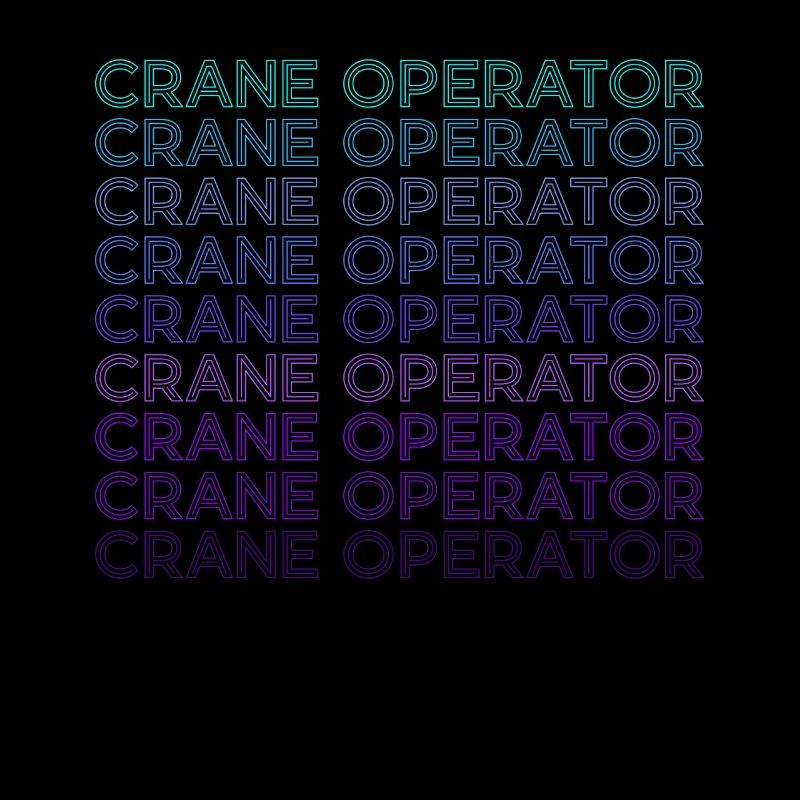 Crane operator Retro