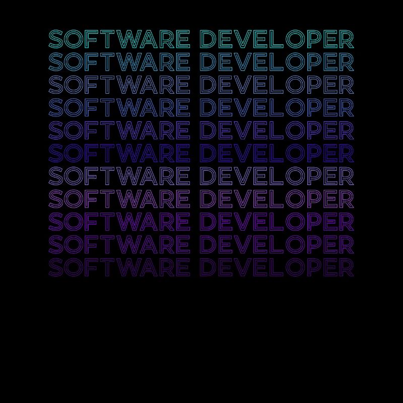 Software Developer Computer Programmer Retro