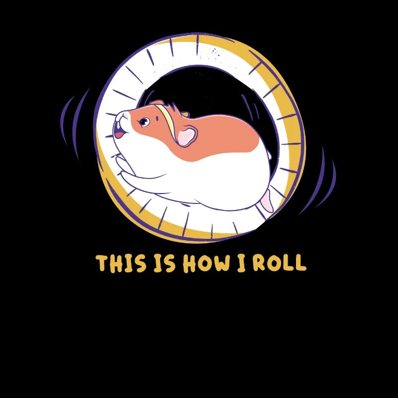 C’est ainsi que je roule hamster hamster roue hamster cage