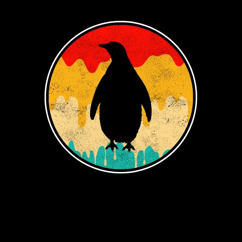 Pingouin rétro