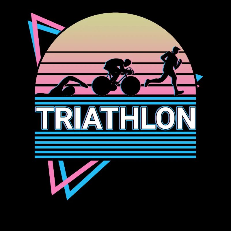 Triathlon Triathlet Retro Geschenk