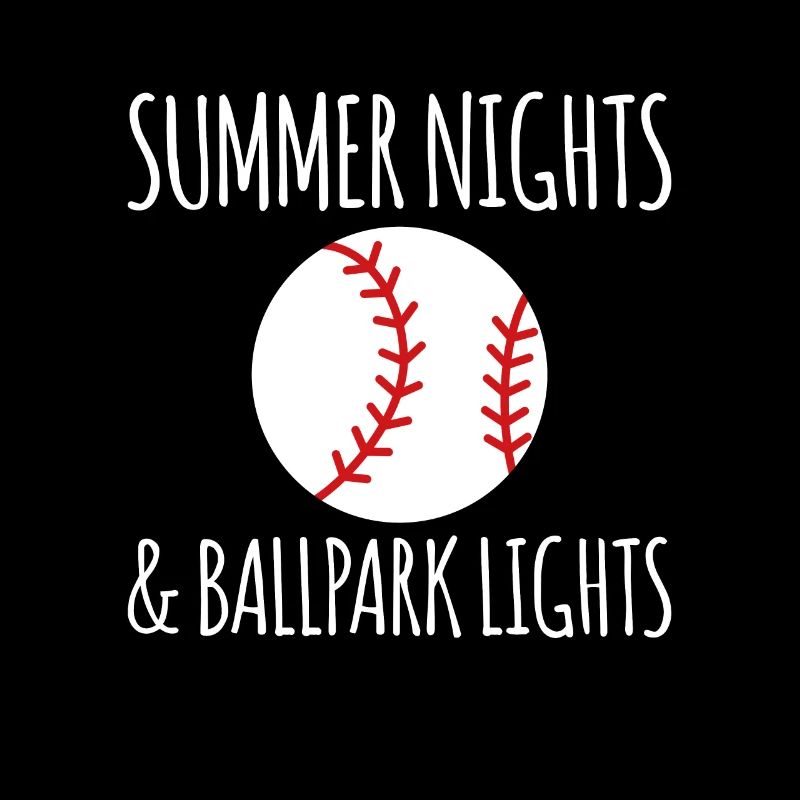 Nuits d’été et ballpark lights Baseball